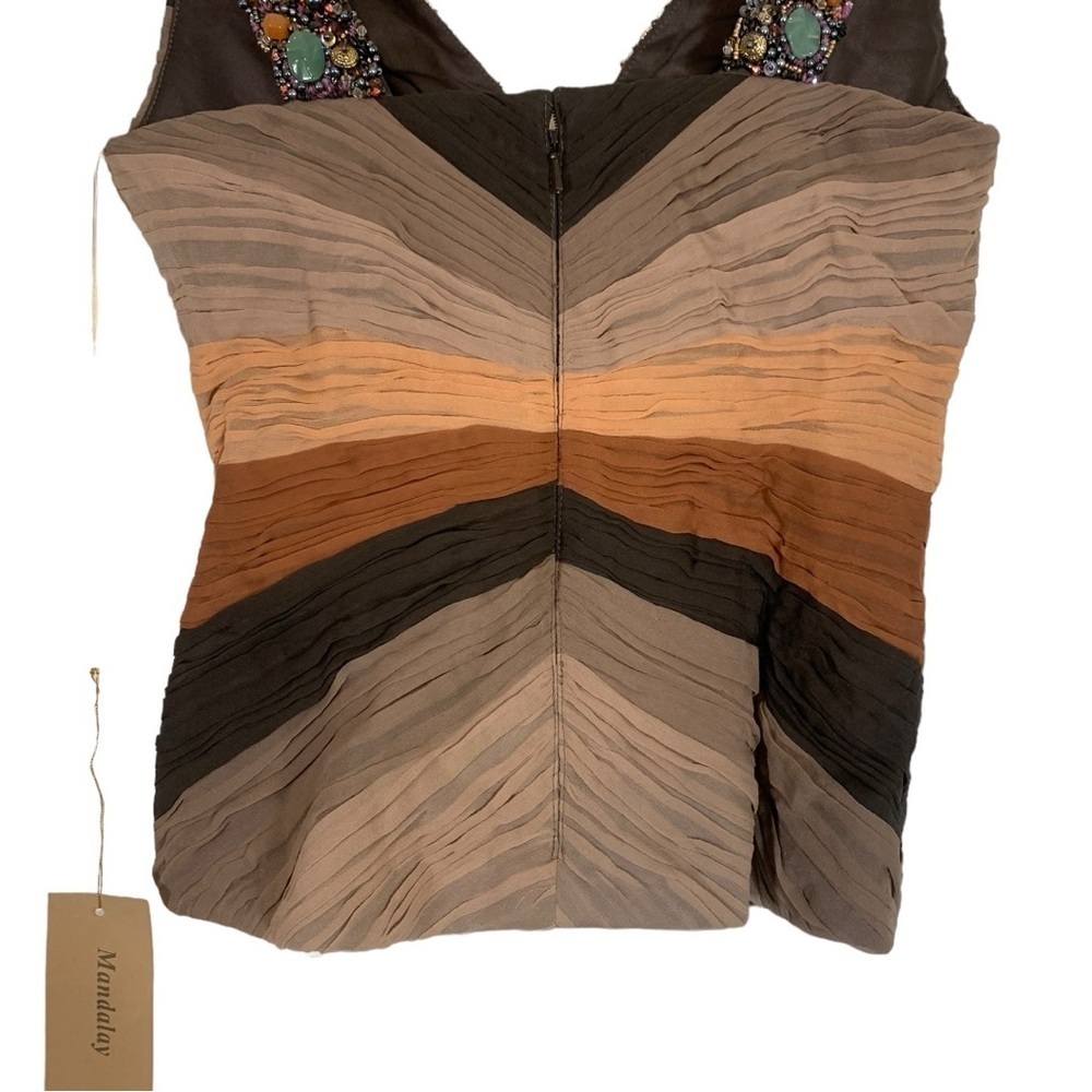 Vintage Mandalay Silk Top Size 6 NEW - Picture 6 of 10